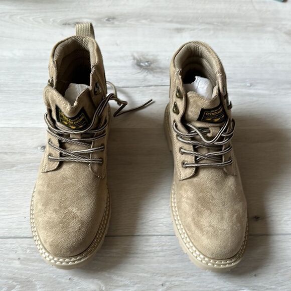 Decarsdz Men’s Classic Tactical Military Boot Men’s Tan Size 7.5 NEW Without Box - Picture 5 of 8